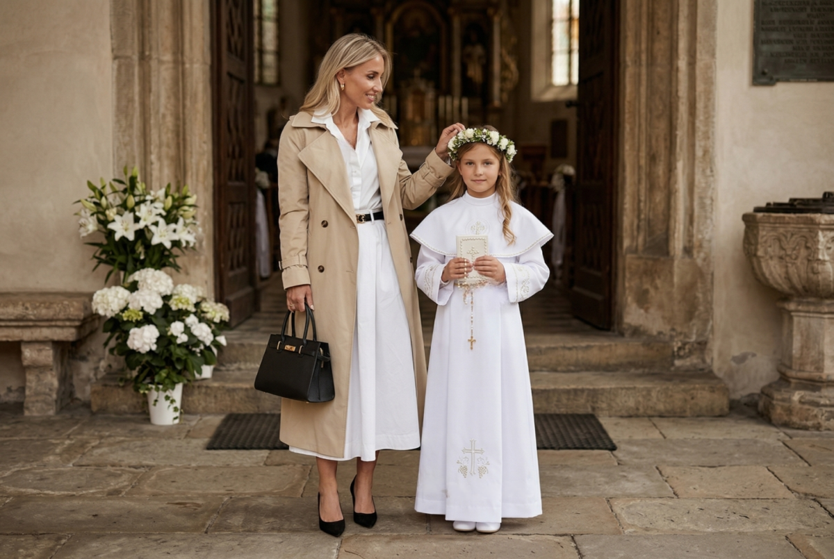 Co ubrać na komunię jako mama