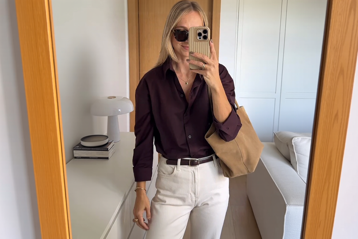 Brązowa koszula damska Olga LAÏF – inspiracje stylizacyjne