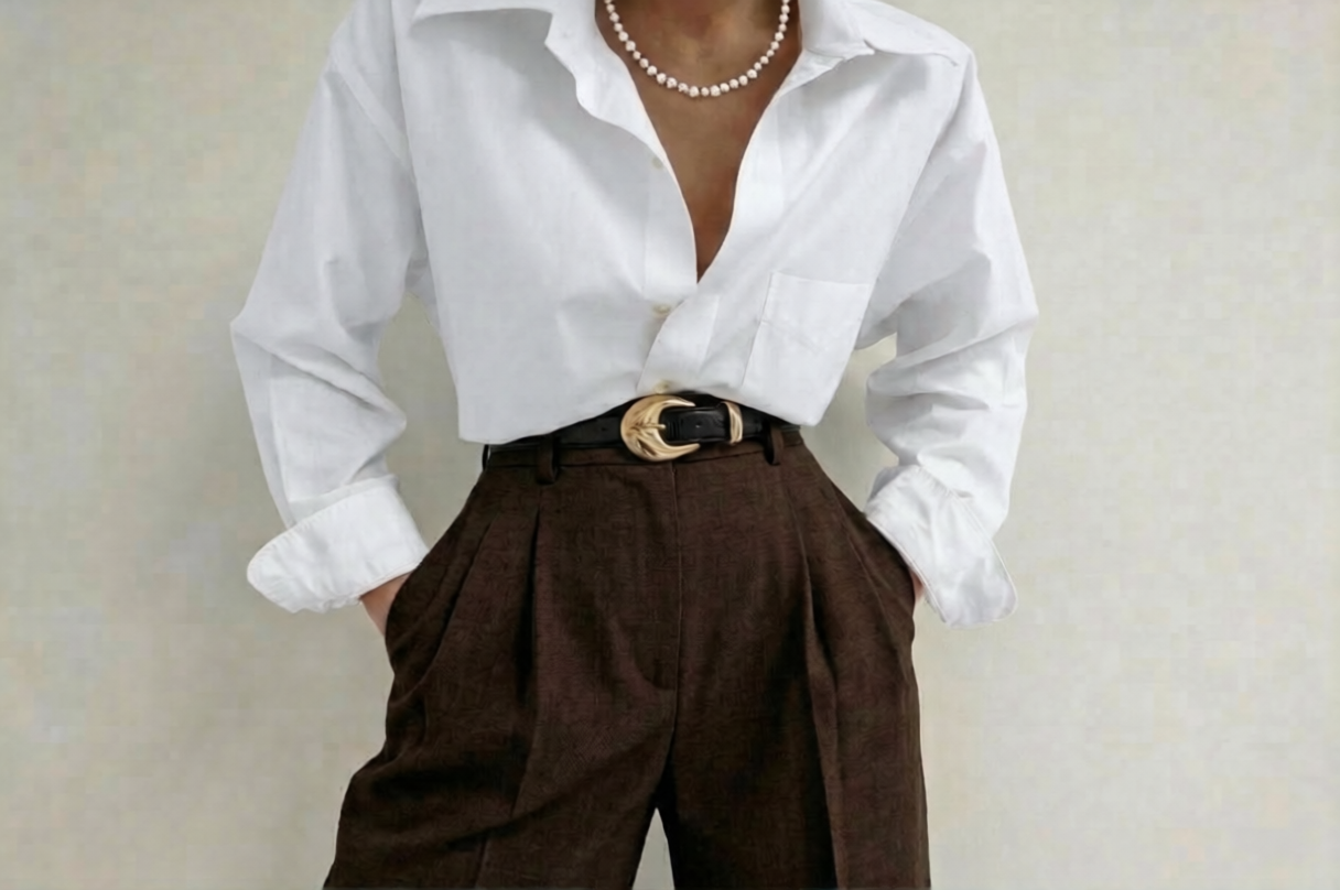 Jak stylizować białą koszulę damską