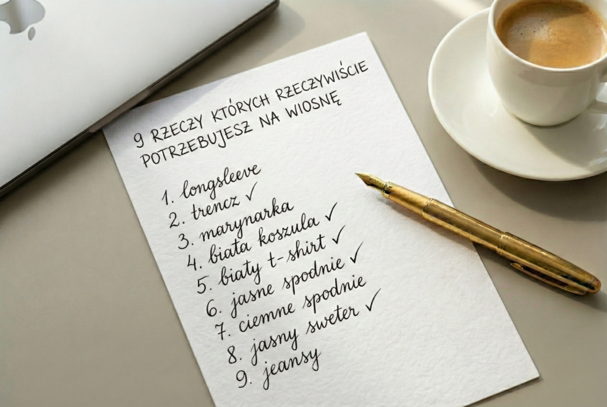 rzeczy których potrzebujesz na wiosnę