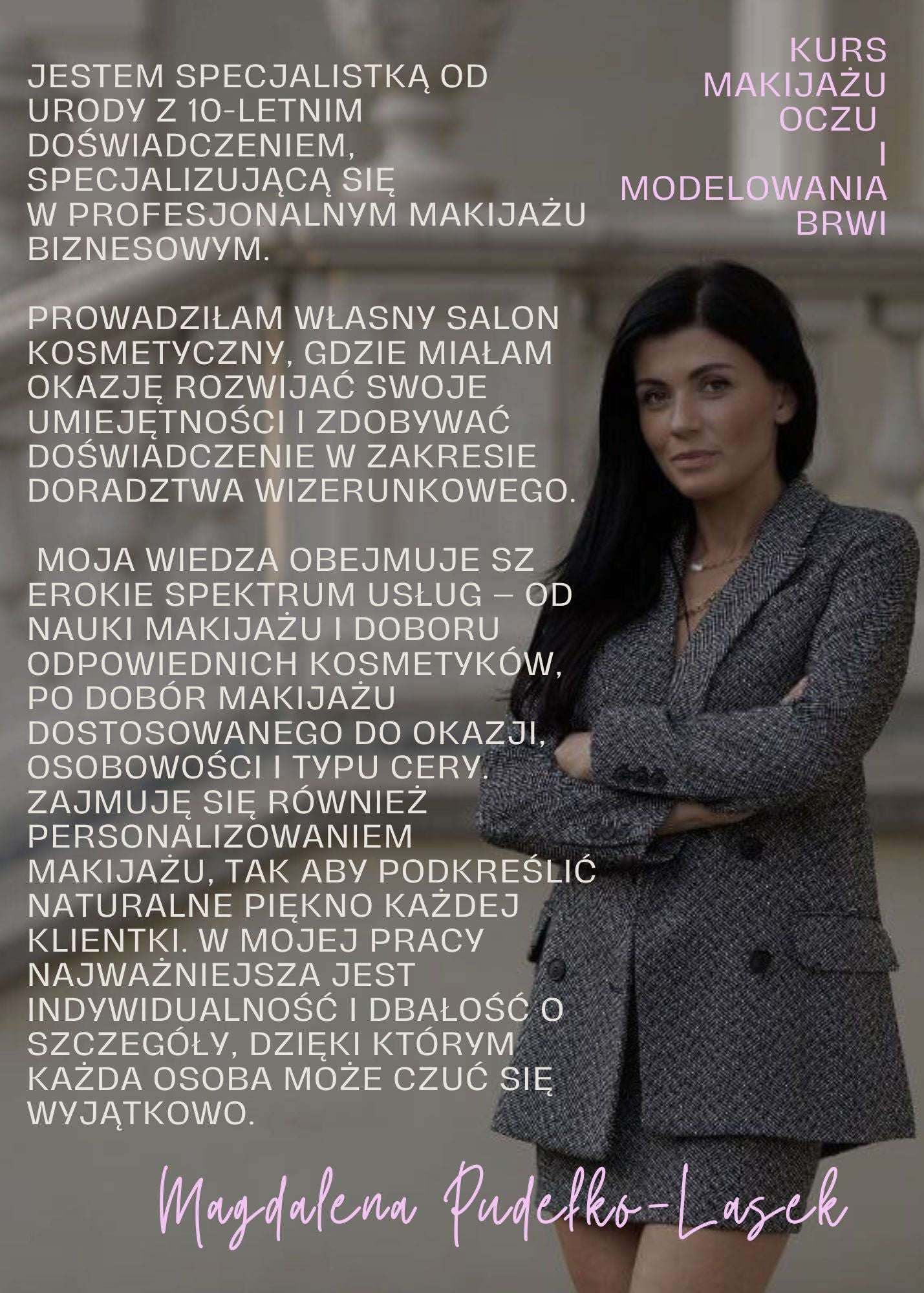 EVENT: Kurs makijażu oczy i modelowania brwi z Magdaleną Pudełko-Lasek w showroomie LAÏF