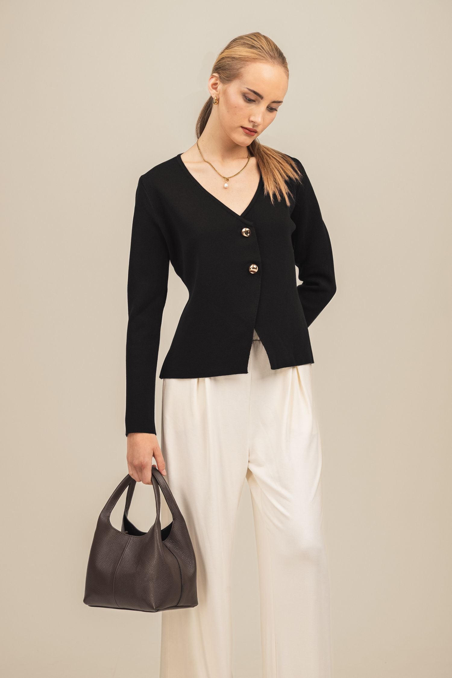 Sweter / bluzka Amara – elegancki kardigan damski | 4 kolory