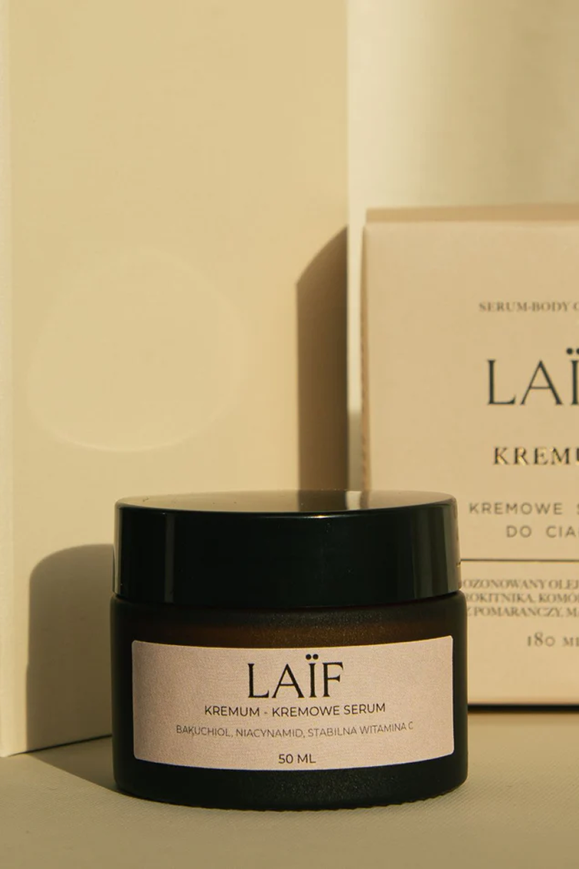 KREMUM - kremowe serum Bakuchiol, Witamina C, Niacynamid - Laïf
