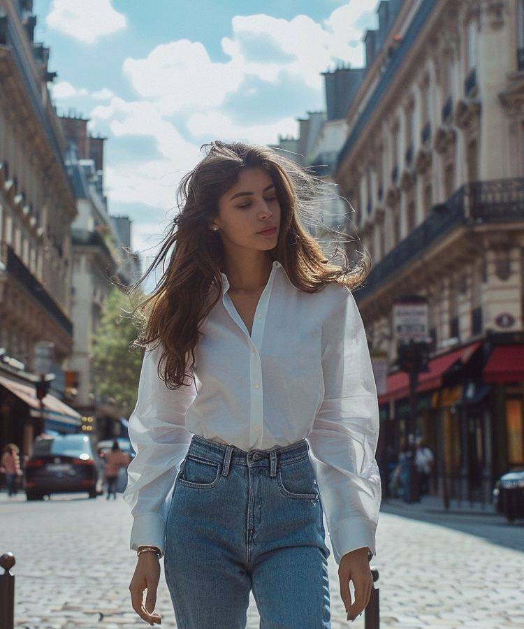 Klasyczna biała koszula damska... jak męska - Boyfriend