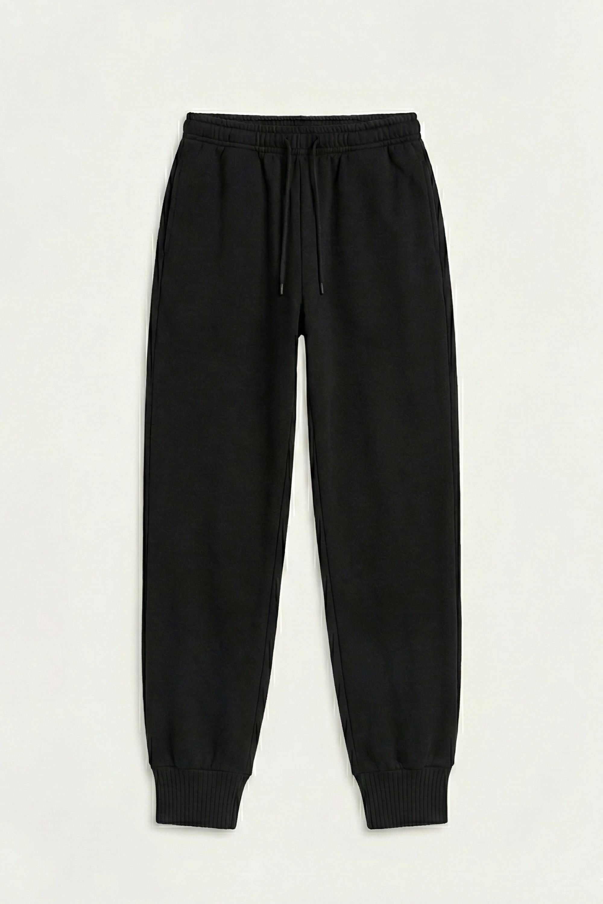 Soft Pants - czarne spodnie dresowe premium z wykończeniem anty-piling