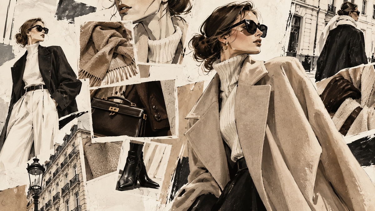 Eleganckie stylizacje zimowe LAÏF – editorial inspirowany ilustracją modową