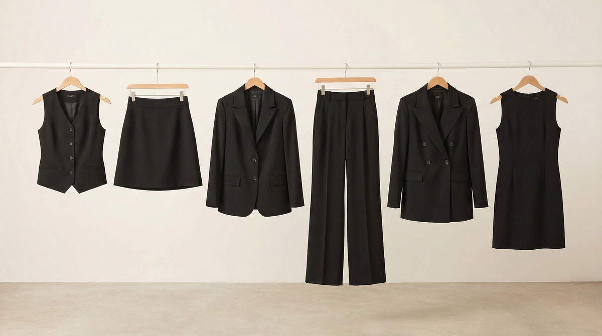 15 stylizacji z damskiej kapsułowej garderoby 