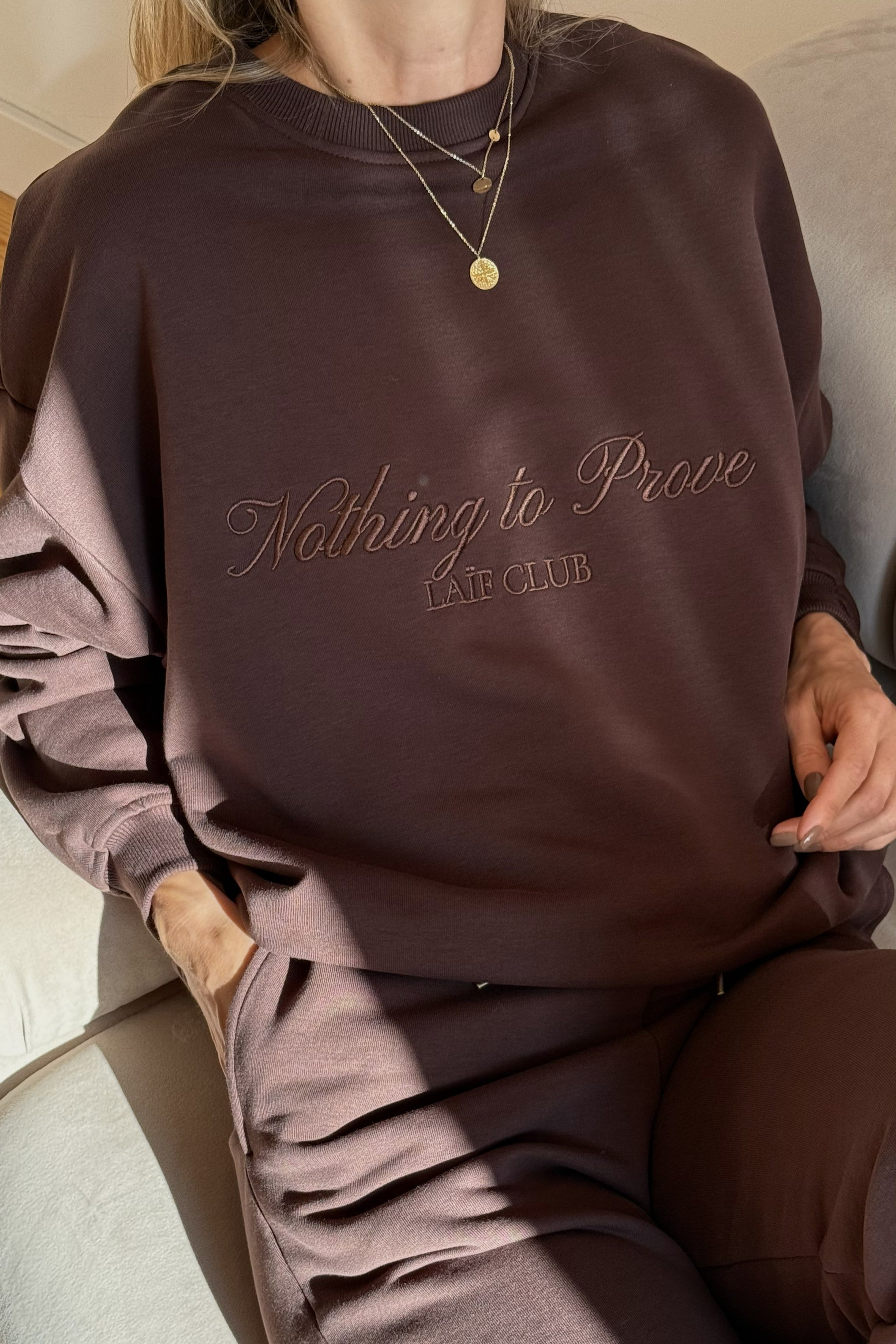 Bluza dresowa Laif-O-Lounge Crew - LAÏF x Olga Urbanowicz