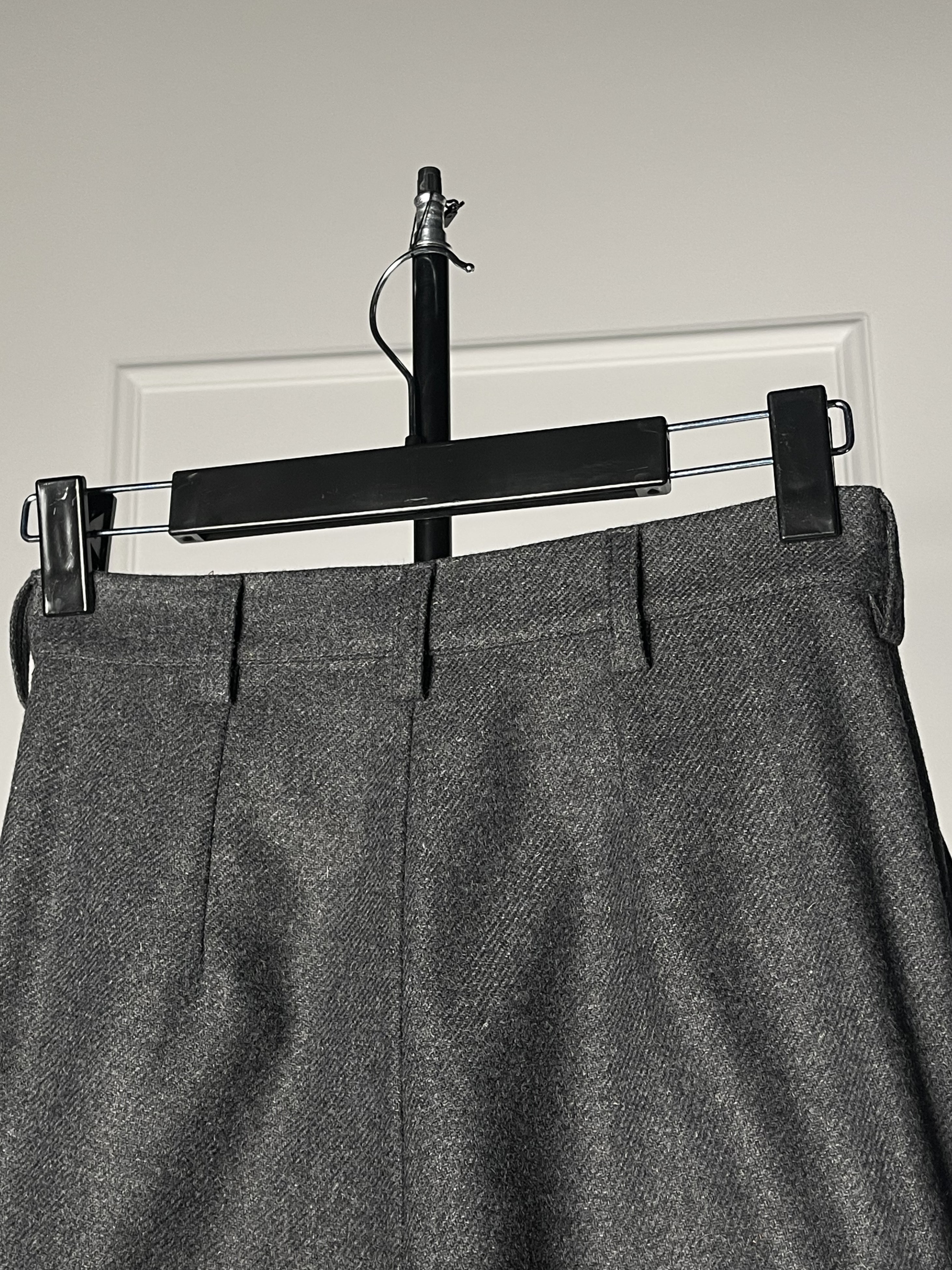 Szare spodnie damskie z wełny i kaszmiru -  Aston