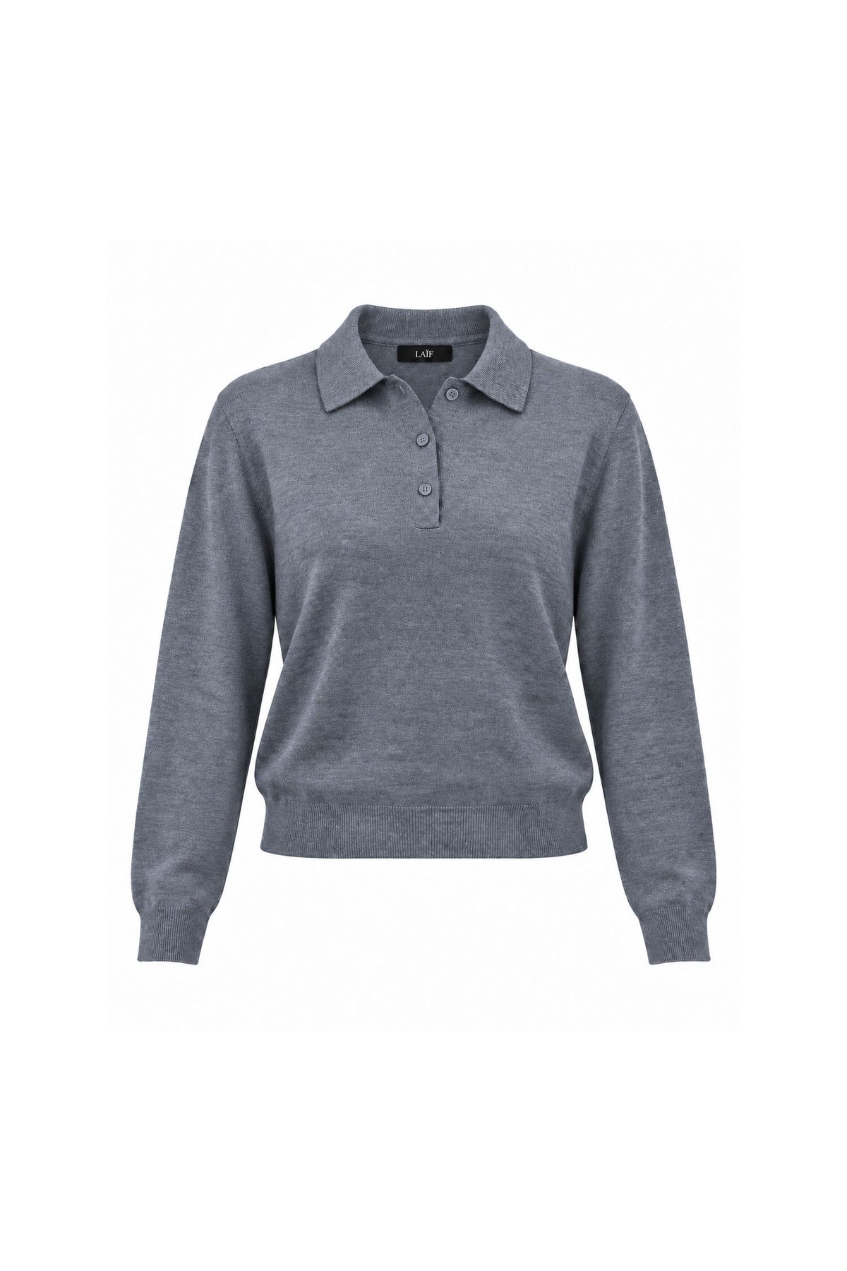 Damski sweter polo ze 100% wełny merino - Soren
