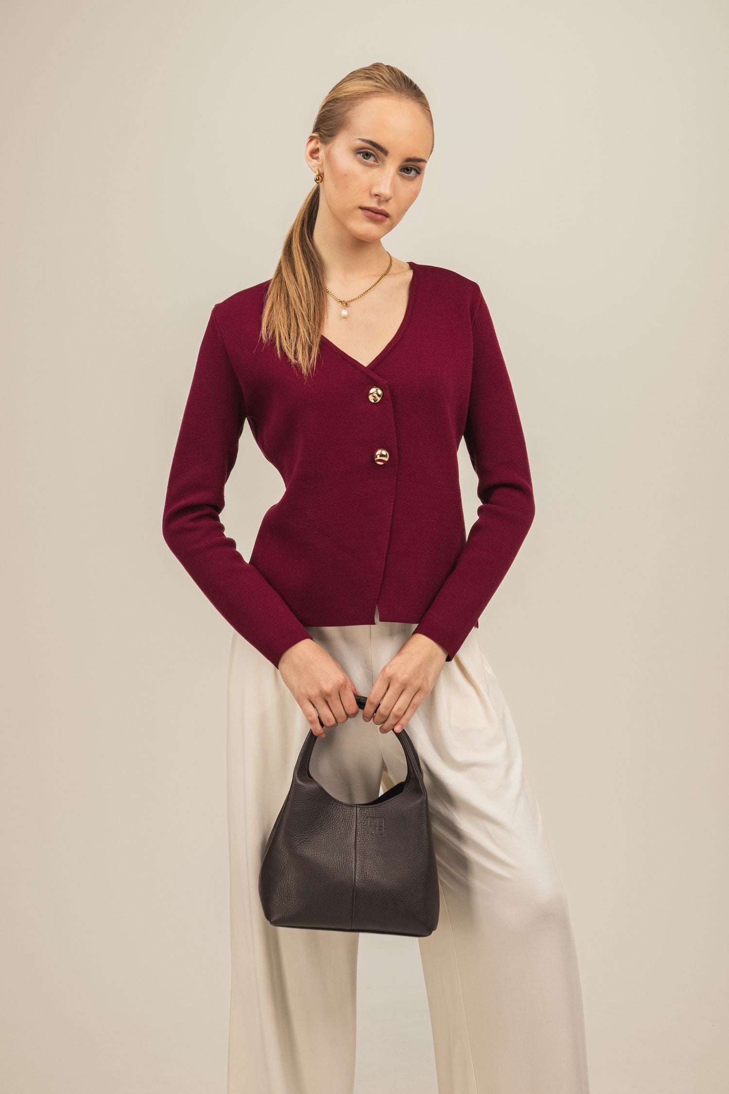 Sweter / bluzka Amara – elegancki kardigan damski | 4 kolory