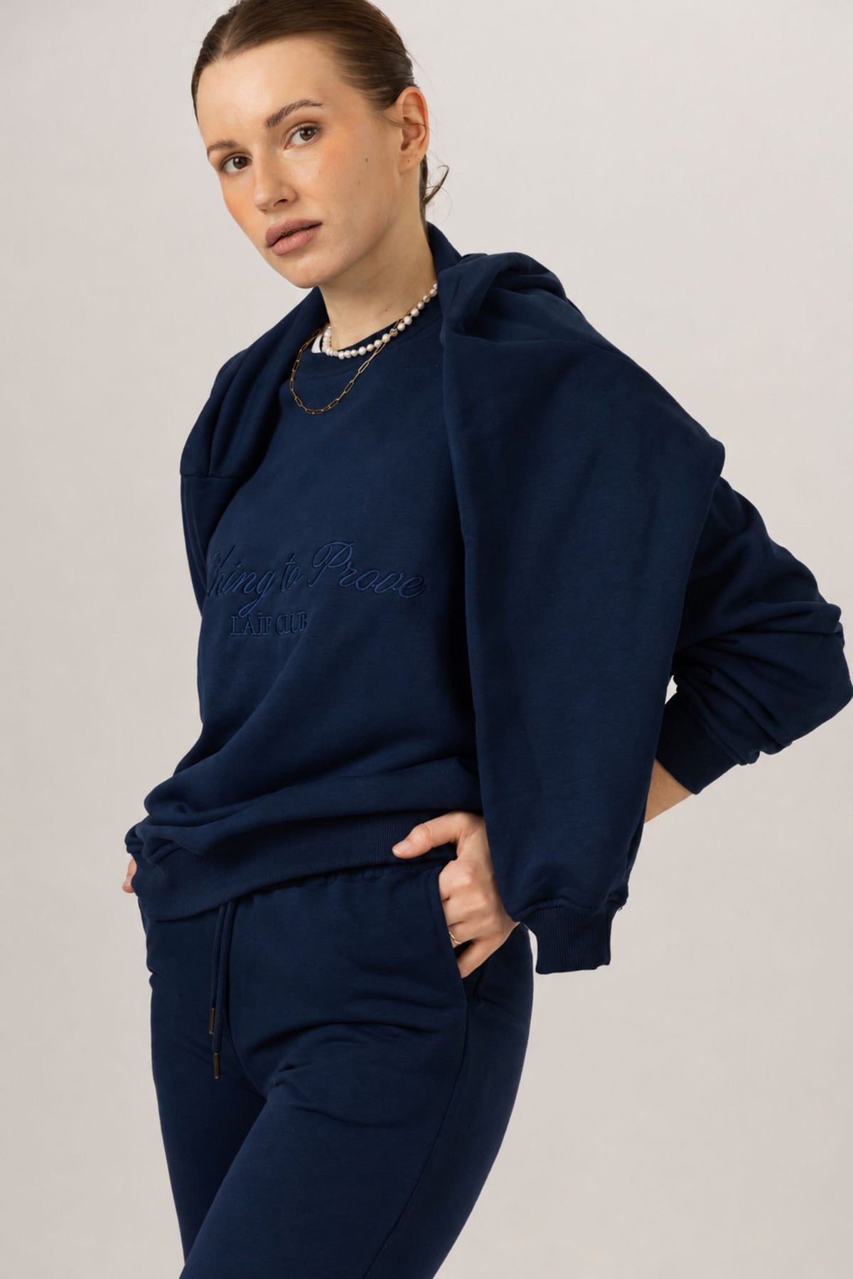 Elegancka bluza dresowa Laif-O-Lounge Crew Neck