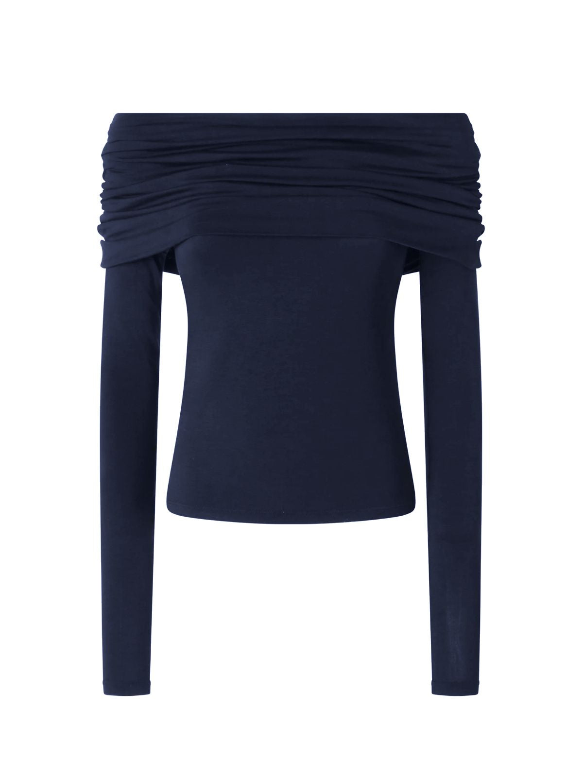 Top off-shoulder z dekoltem typu carmen - 95% wiskoza - PALOMA