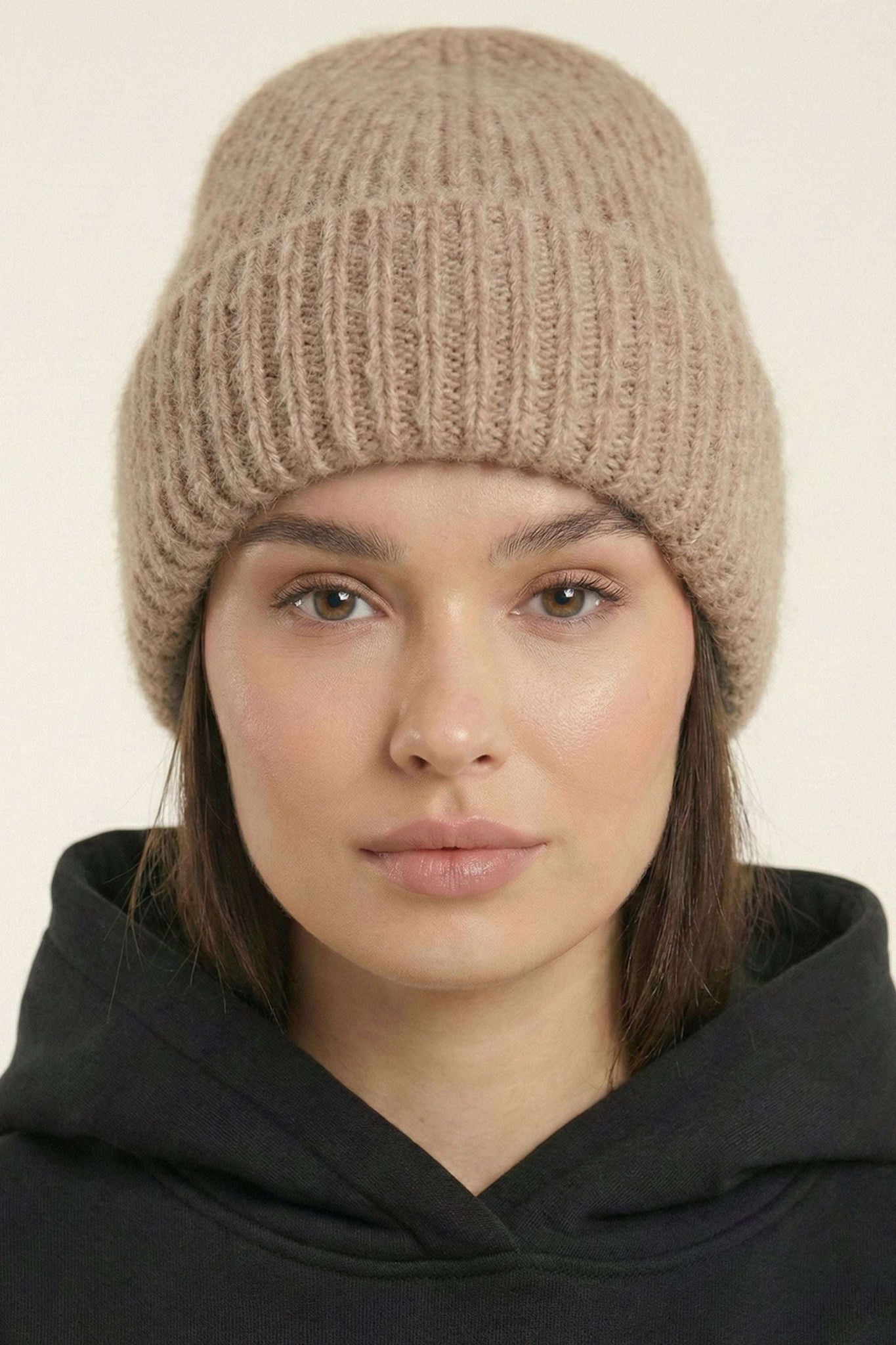 Ciepła Czapka Misty Beanie - 76% moher
