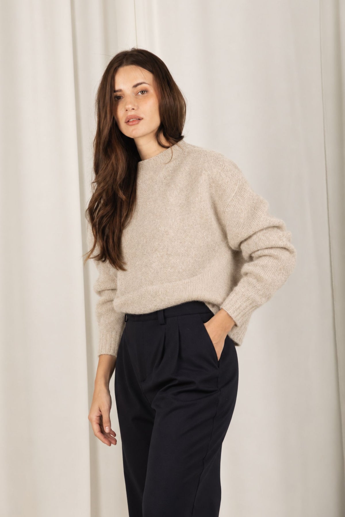 Wełniany Sweter Olmera - 100% wełna merino superfine