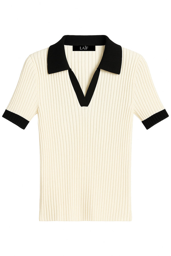 Wiskozowa koszulka Polo No. 1