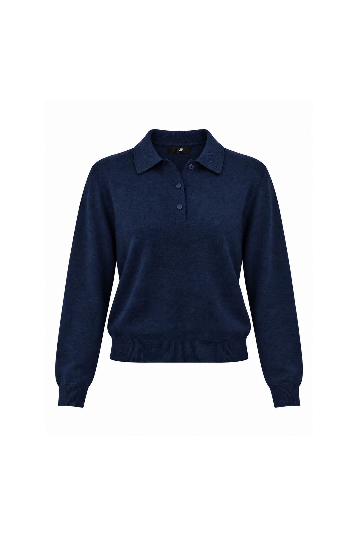 Damski sweter polo ze 100% wełny merino - Soren