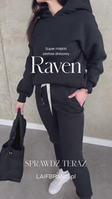 Bluza z kapturem i kieszeniami Raven premium