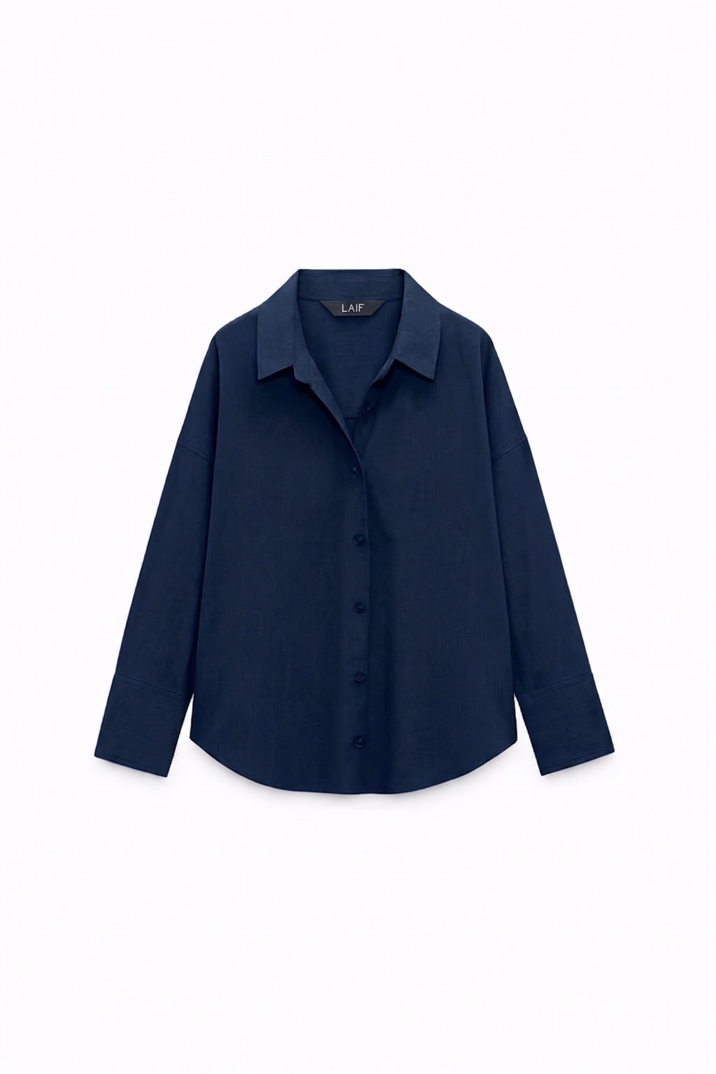 Elegancka dzianinowa koszula bawełniana damska oversize - Olga